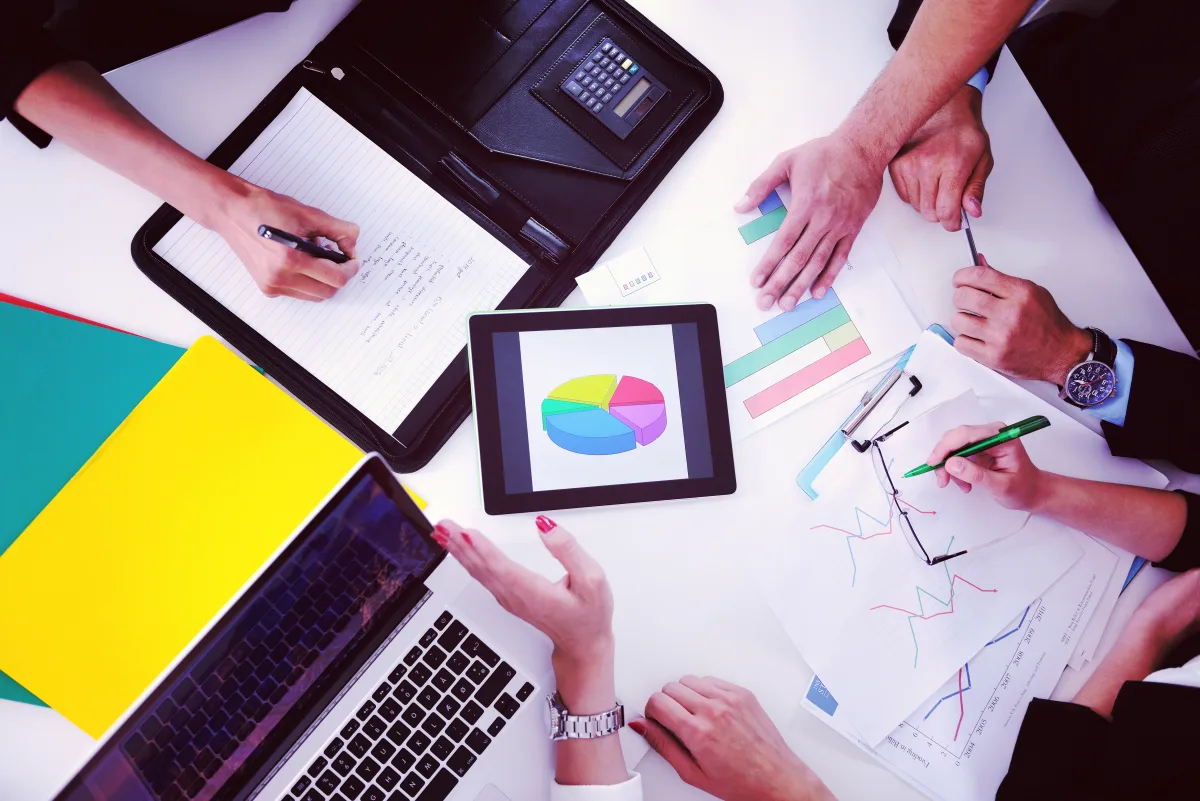 Content marketing team collaboration